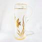 7 PC Angel Fish Glasses Gold Set