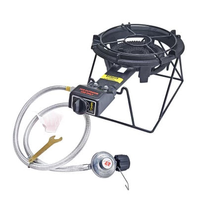 Cast Iron Single Burner Gas Stove With Stand