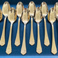 12 PC Flower Design Dinner Spoon Set