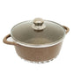 28cm Brown Granite Casserole