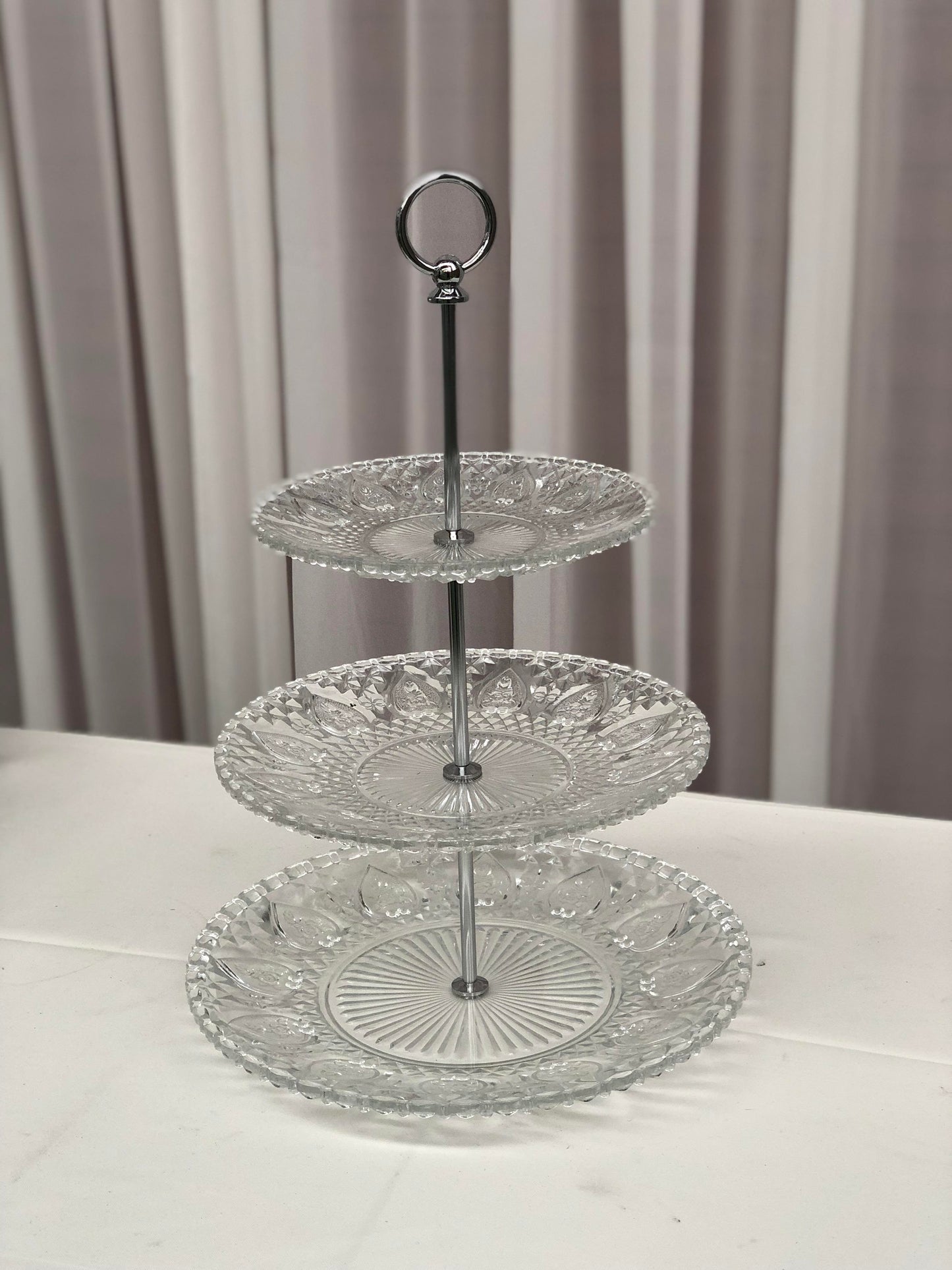 3 Tier Crystal Cake Stand / Dessert Tower