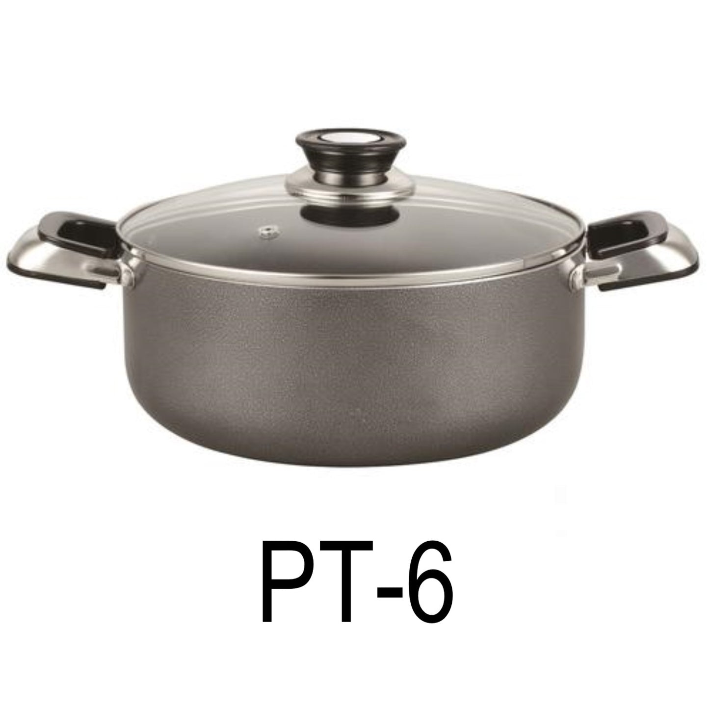 6 QT Non-stick Stockpot with Glass Lid