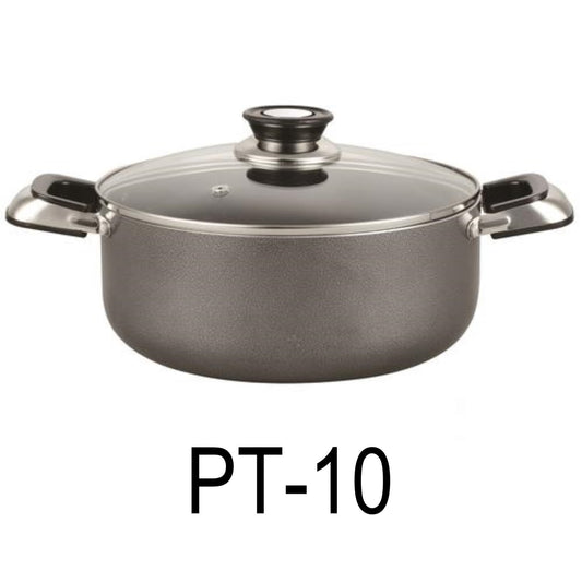 10 QT Non-stick Stockpot With Glass Lid