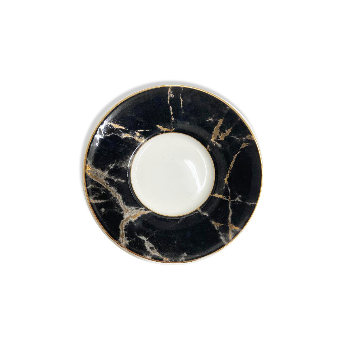 12 PC Black & Gold Turkish Coffee Cup Set