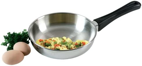 9.5” Stainless Steel Fry Pan / Skillet With Lid