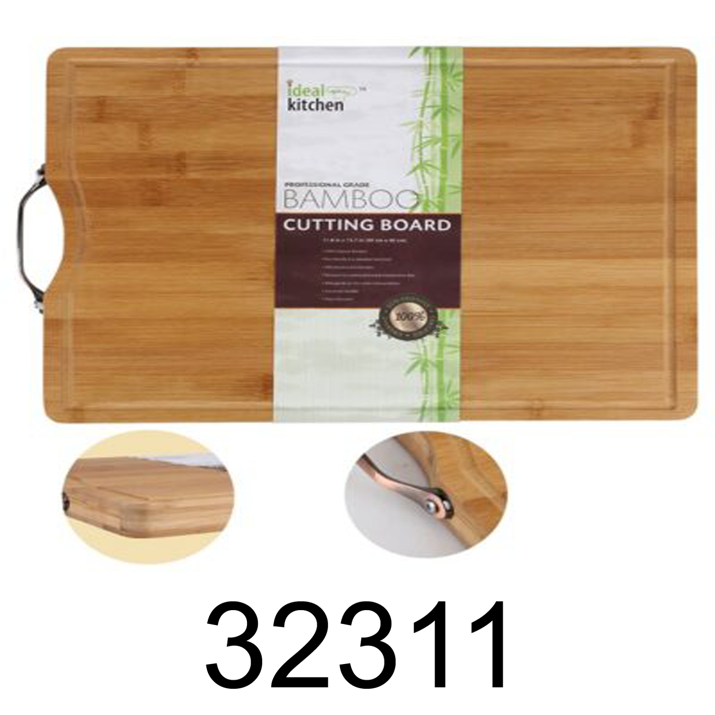 40cm Bamboo Cutting Board