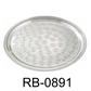 35cm Classy Round Stainless Steal Serving Tray