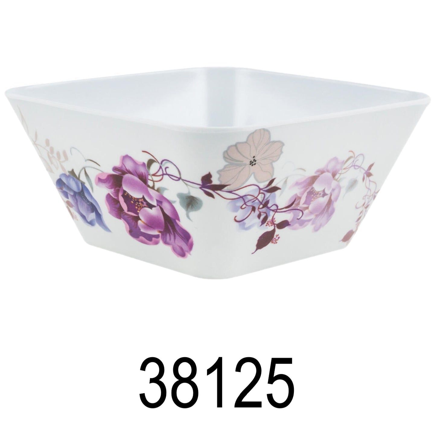 1 PC 15cm Square Floral Bowl
