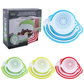 6 Pieces Red Kitchen Colander & Mixing Bowl Set