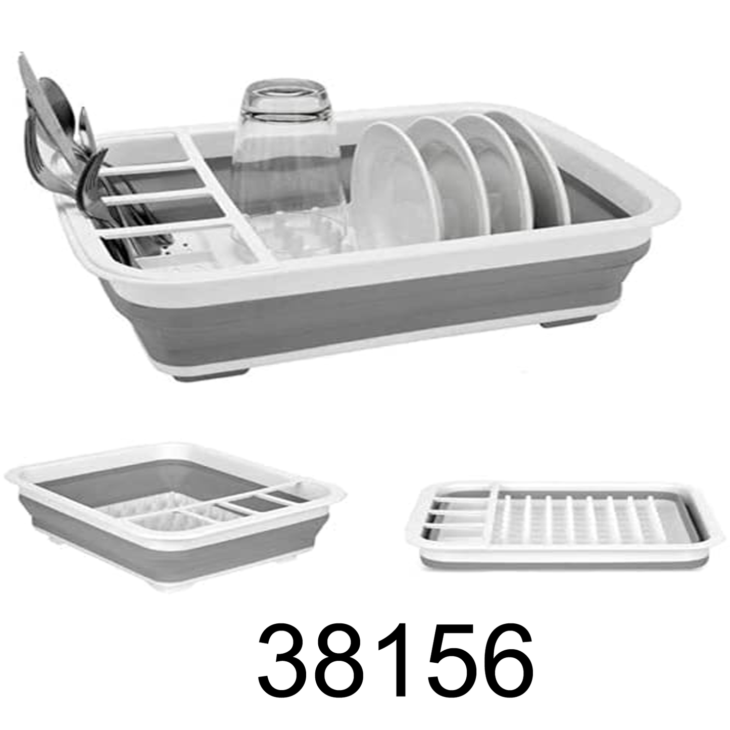 Collapsible Dish Rack Drainer