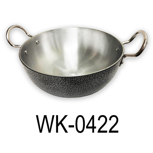 11" Aluminum Wok Pan With Double Handles