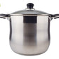 40 QT Stainless Steel 18/10 Induction Stock (Free Gift 2 Spoons)