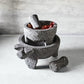 15" Molcajete Pig Face