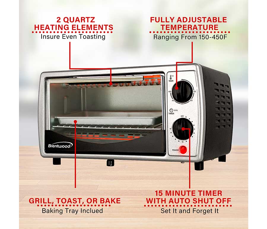4 Slice Toaster Oven