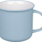 3 PC Baby Blue Enamel Coffee Mug Set