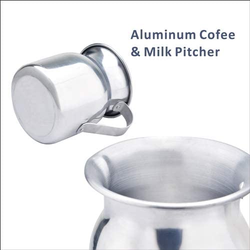 2 QT Aluminum Milk Pot, Hot Drink Pitcher