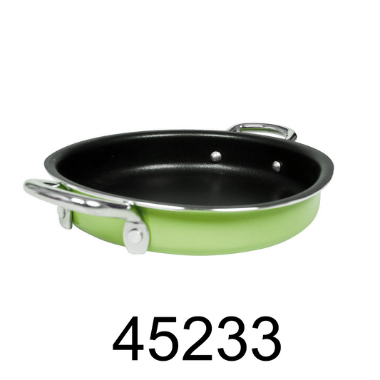 6.75" Kitchen Helper Frying Pan- Green
