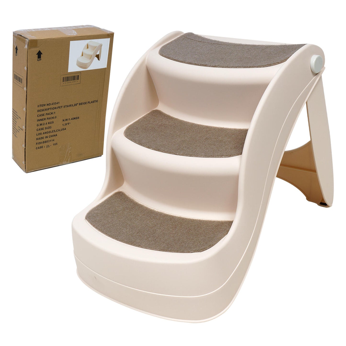 Collapsible Plastic Stairs For Pet