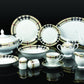 49 PC 'Tartan' Beige Banquet Set