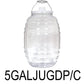 5 GAL Plastic Jug Water Dispenser with Handle & Lid