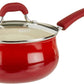3 QT Red Oster Non Stick Saucepan
