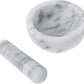 2.5" White Marble Mortar and Pestle