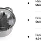 5 QT Oster Stainless Steel Dutch Oven with 3-Section Dividers
