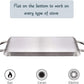 16.5" Rectangle Stainless Steel Fry Pan Comal