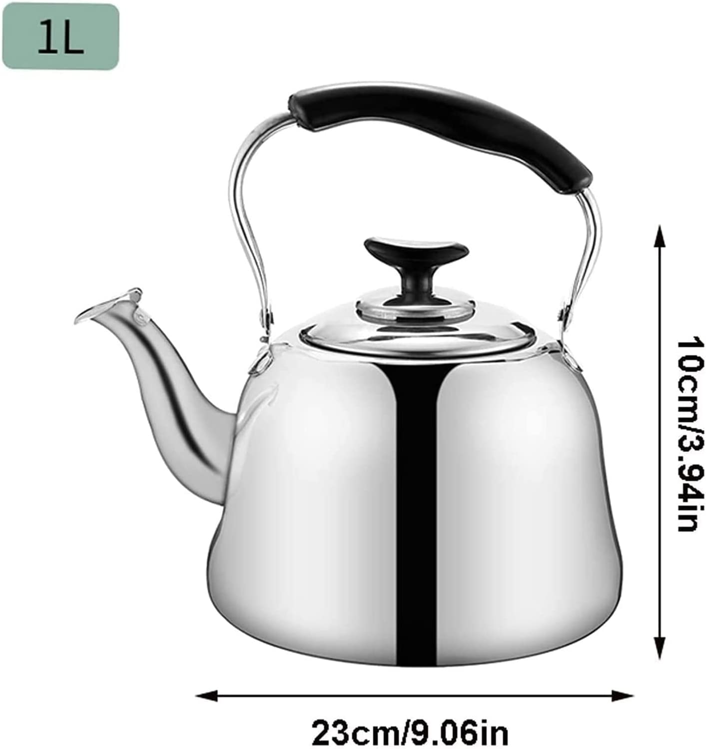 1L Stainless Steel Tea Pot