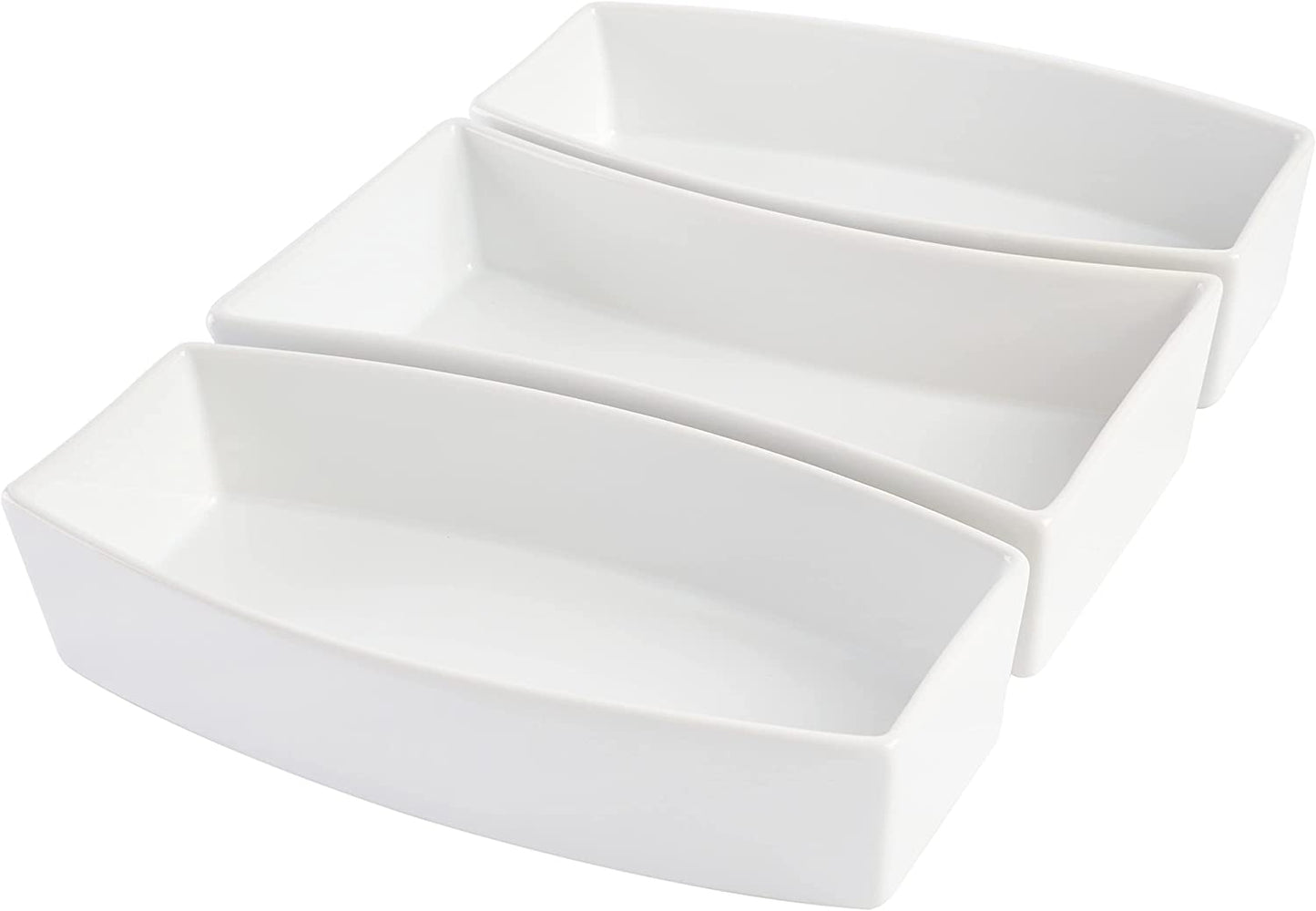 4 PC Gibson Stoneware Tidbit Dish Set with Metal Rack