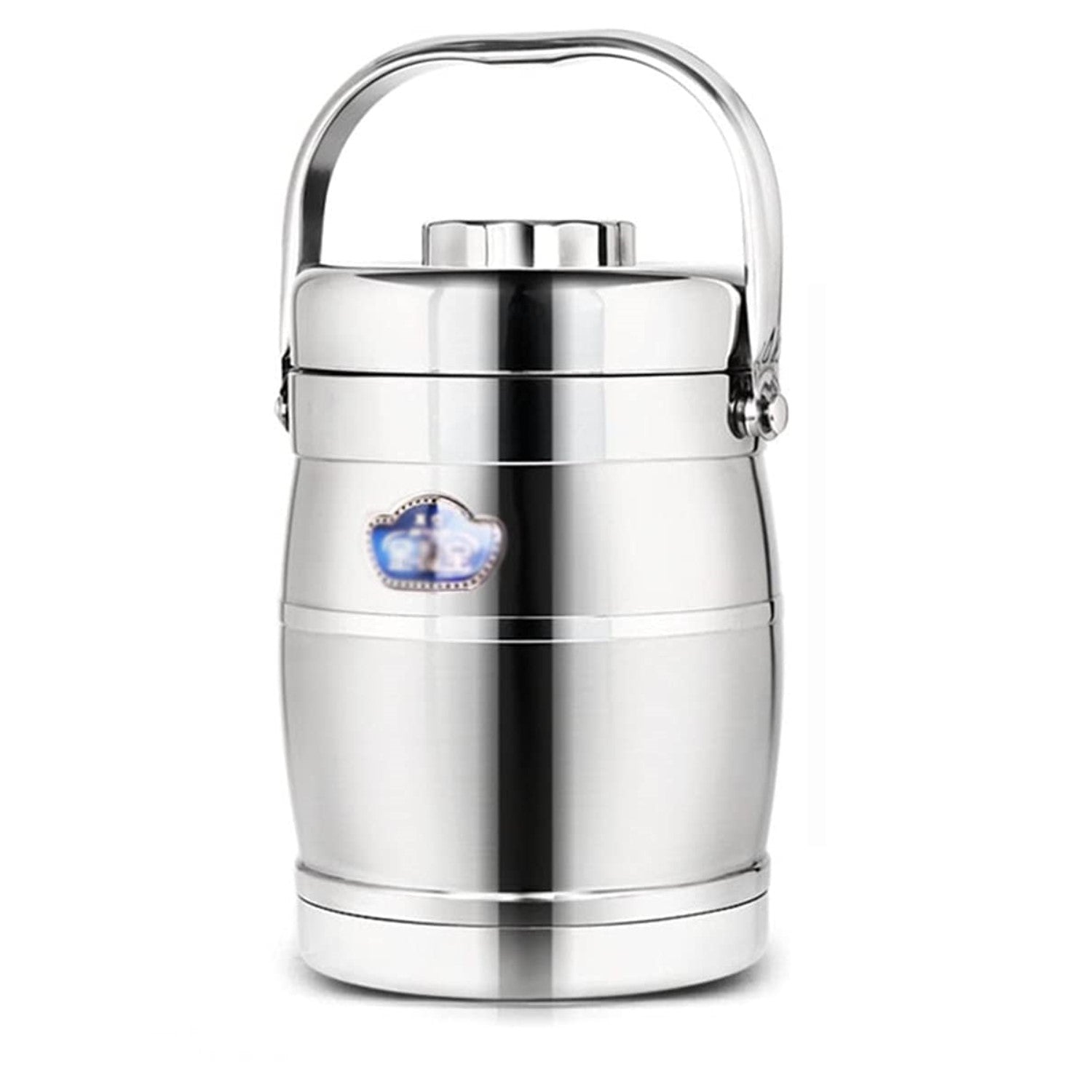 Thermos Bottle For Hot Food Round Bento Lunch Box Stainless Steel