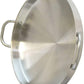 51cm Stainless Steel Disco Fry Pan Comal Flat Down