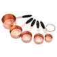 5 PC Rose Gold Measuring Cup