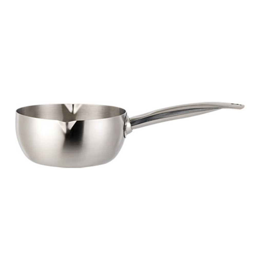 18cm Non-Stick Flat Bottom Saucepan With 2 Spouts (1 PC)