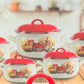 10 PC Betty Deep Enamel Stock Pot Set