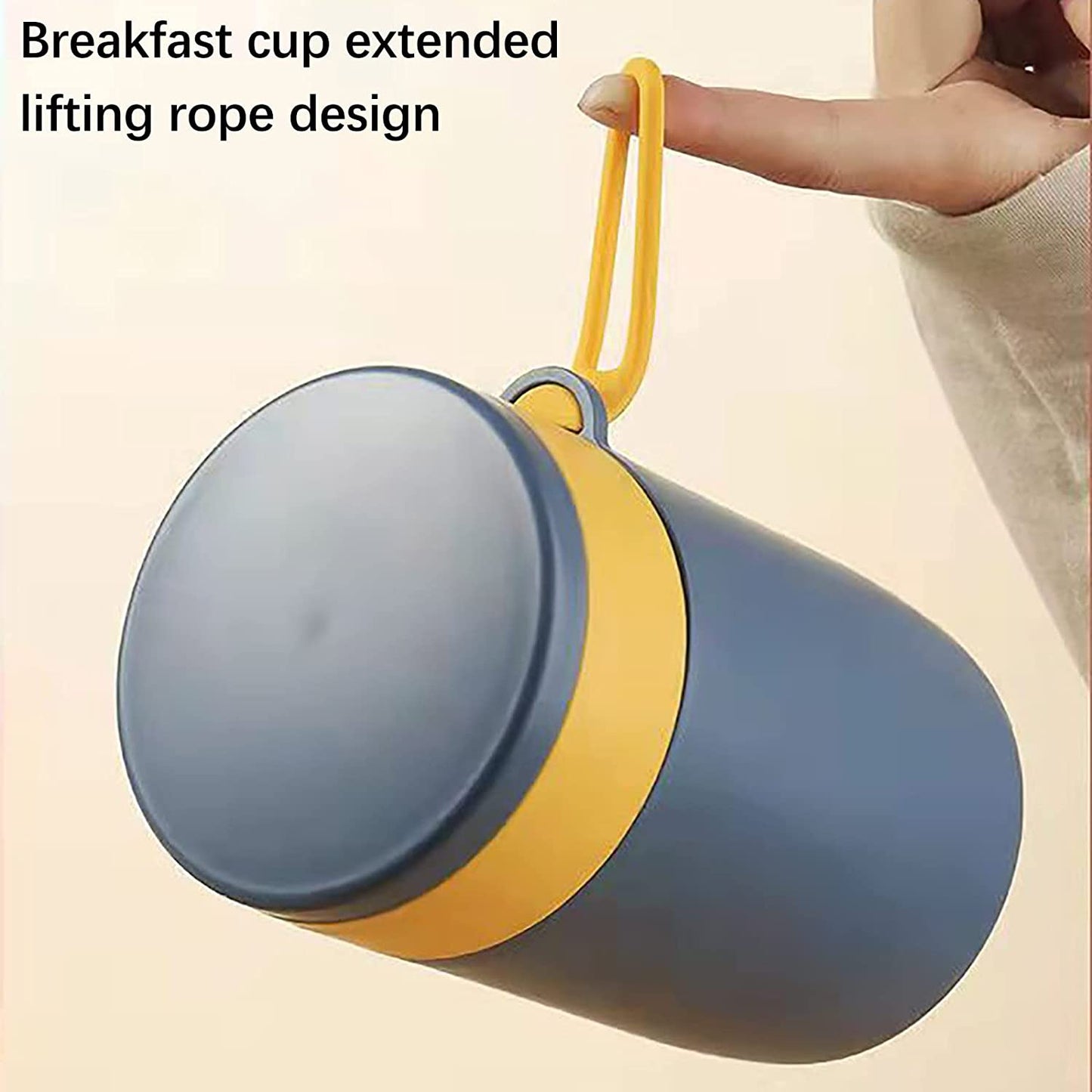 Blue Insulated Soup Cup