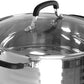 12 QT Stainless Steel 18/10 Induction Low Pot With Silicon Handle