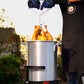30 QT Barton 95528-V Stove Turkey Bundle Set 6PC 30QT, Silver