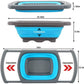 Blue Collapsible Silicone Colander