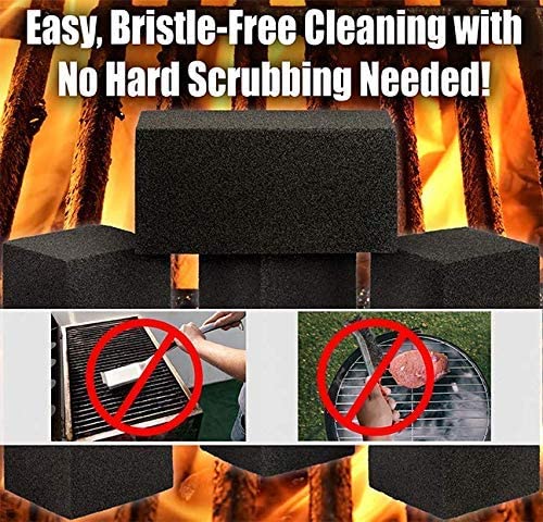 BBQ Grill Cleaning Stone- Black