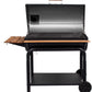 Premium BBQ Grill with Wooden Shelves- Charcoal Grill