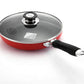 16 PC Red Non-stick Aluminum Cookware Set