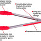 34cm Red Silicone Tongs
