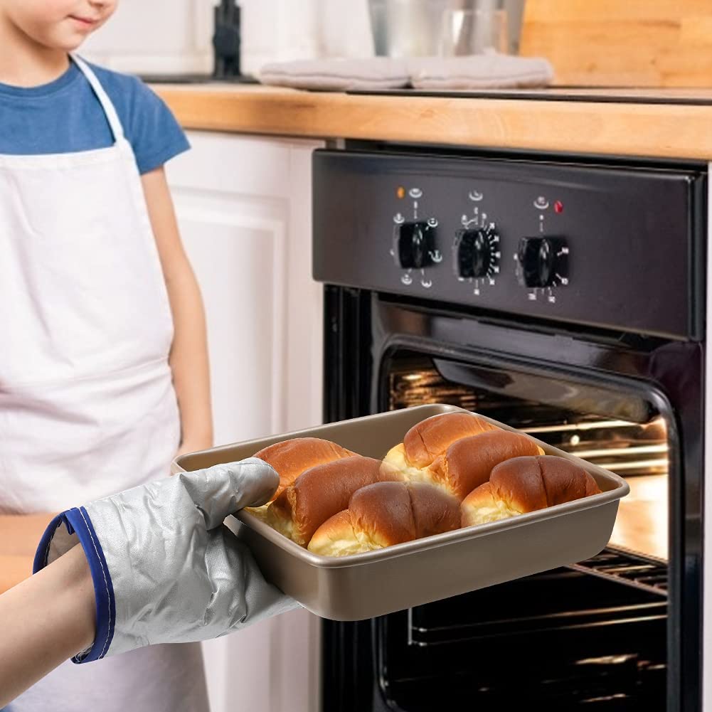 Man with a Pan Oven Mitt - Home