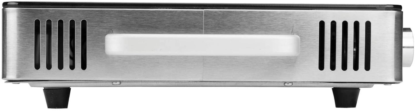 Double Infrared Electric Countertop Burner With Timer