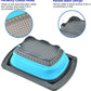 Blue Collapsible Silicone Colander