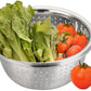 22cm Stainless Steel Colander with Long Handle