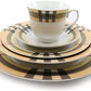 49 PC 'Tartan' Beige Banquet Set