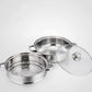 20cm Stainless Steel 2 Tier Layer Steamer