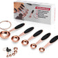 5 PC Rose Gold Measuring Spoon